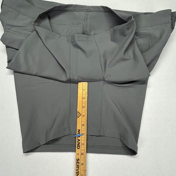 Huk Pursuit Mens XXL 6" Inseam Gray Chino Shorts 43x6 Elastic Waist Fishing Camp - Picture 11 of 13